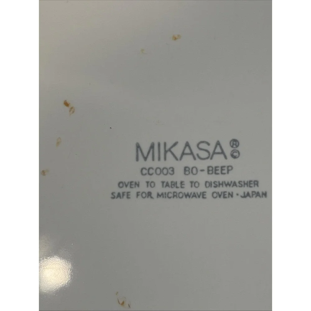 Mikasa Bo Peep Sheep Child's Ceramic Feeding Replacement Plate 8.25